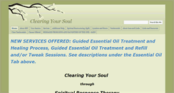 Desktop Screenshot of clearingyoursoul.com
